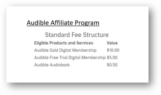 audible affiliate program Singapore