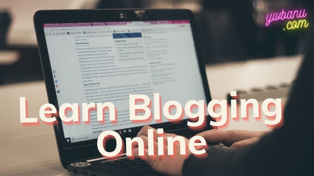 learn blogging online