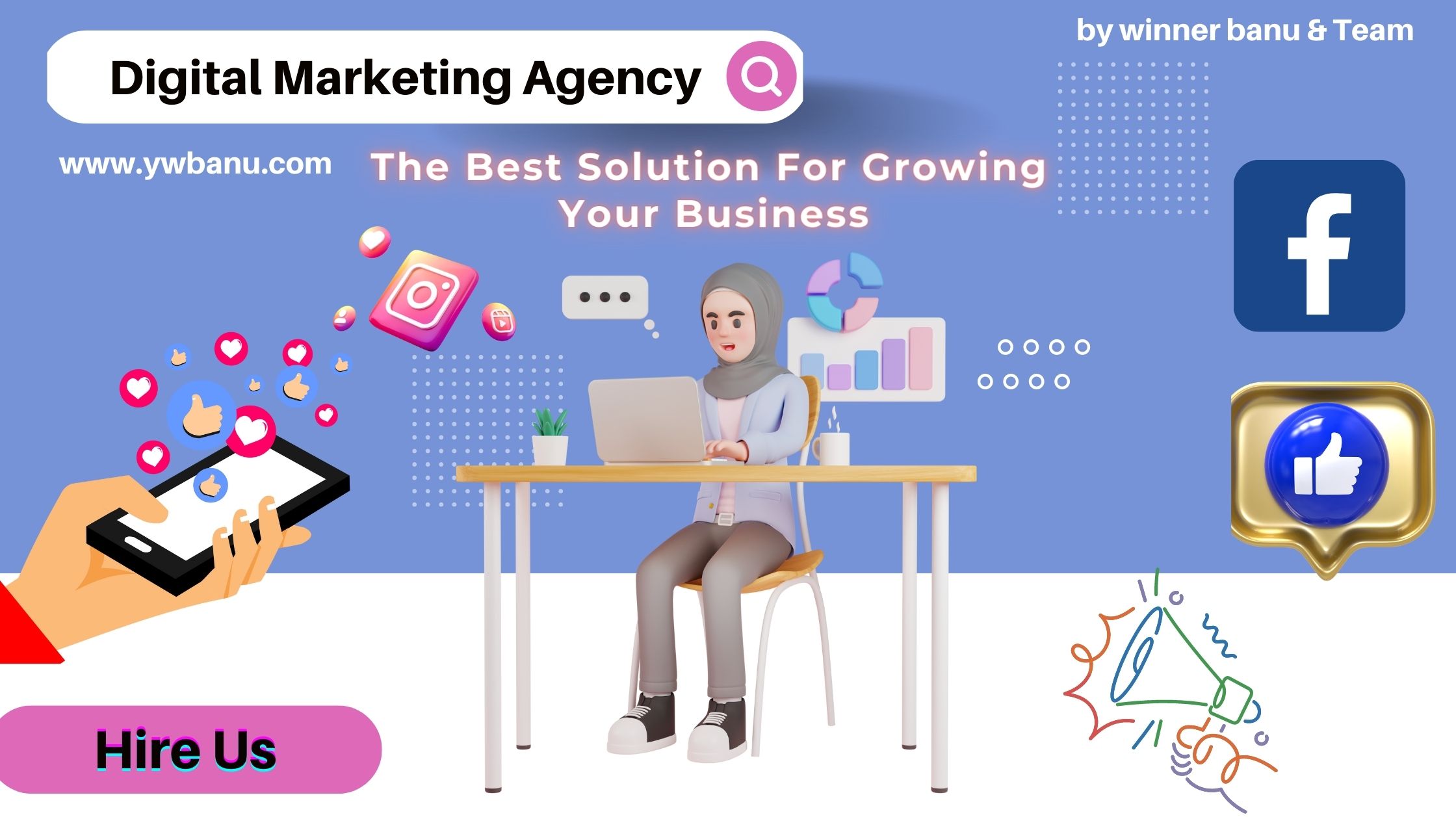 Winner Banu and Team Best Digital Marketing Agency in Singapore